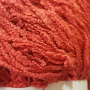 Newtons Yarn Country 100% Ring Spun Cotton Boucle 1/2 lb  - Persimmon